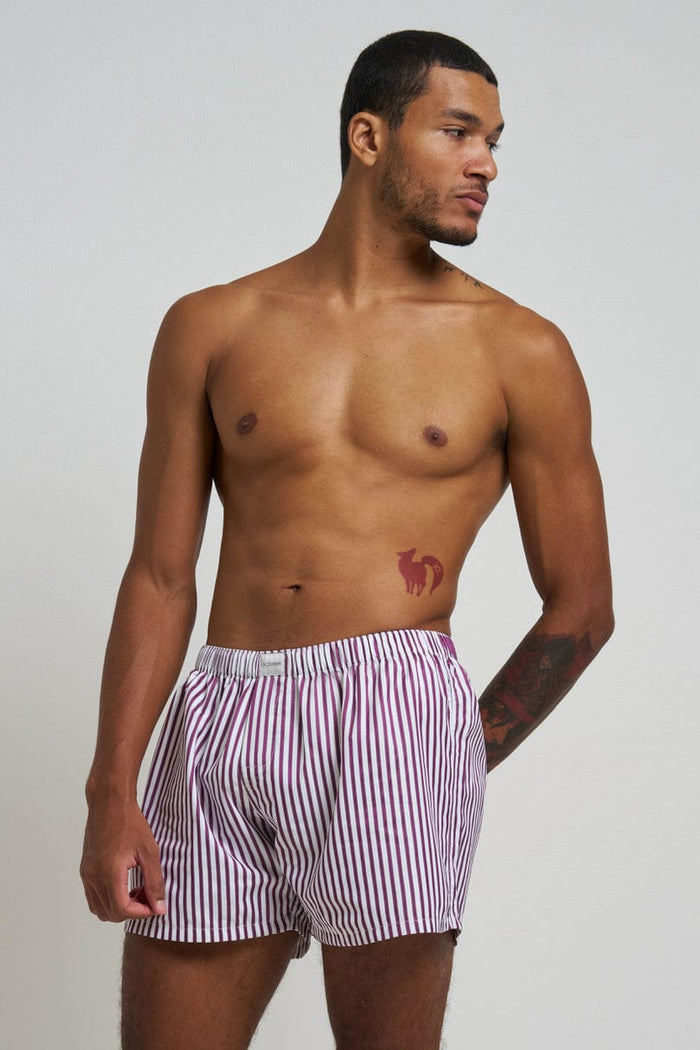 Le Boyfriend Men's Boxer Plum