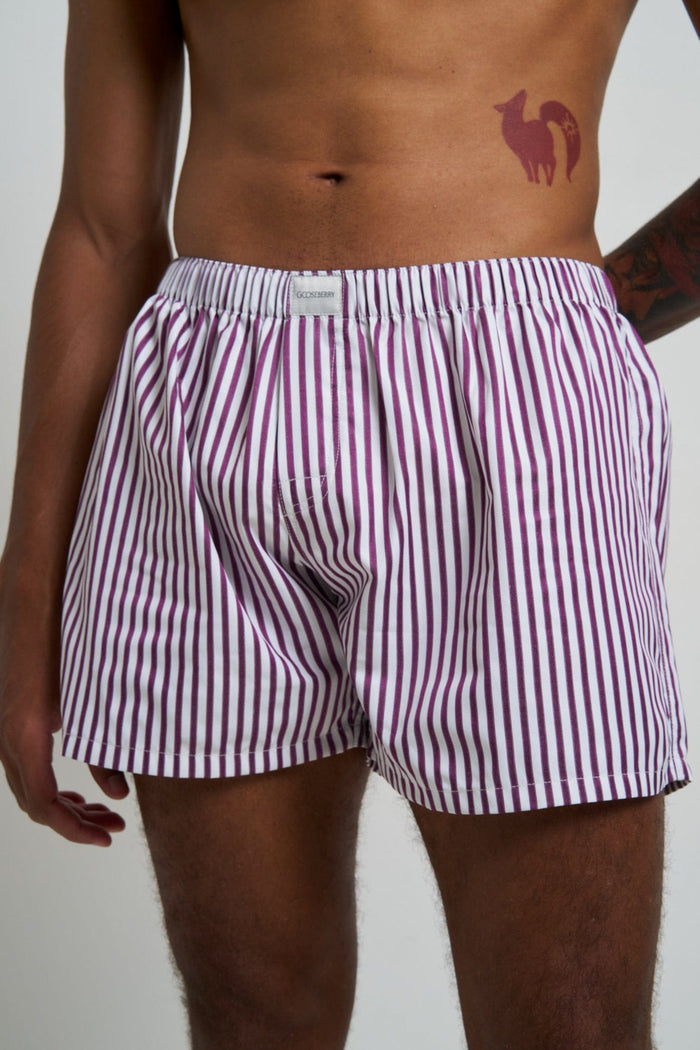 Le Boyfriend Men's Boxer Plum