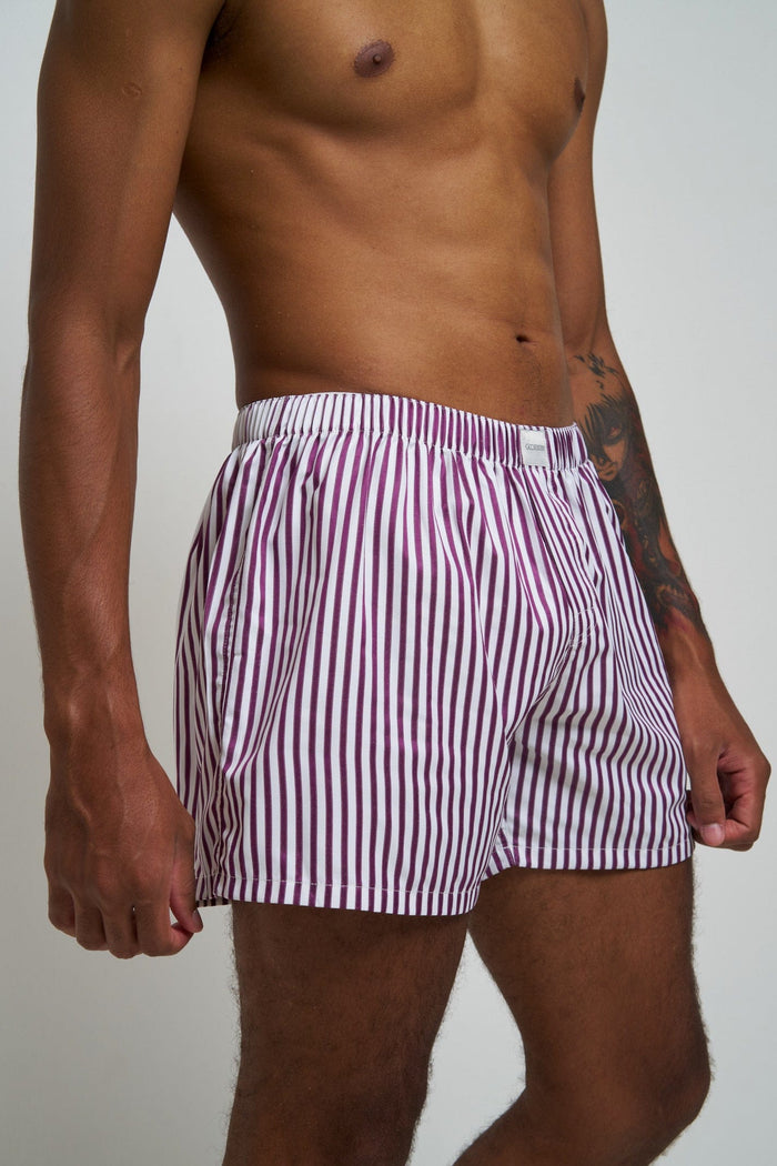 Le Boyfriend Men's Boxer Plum