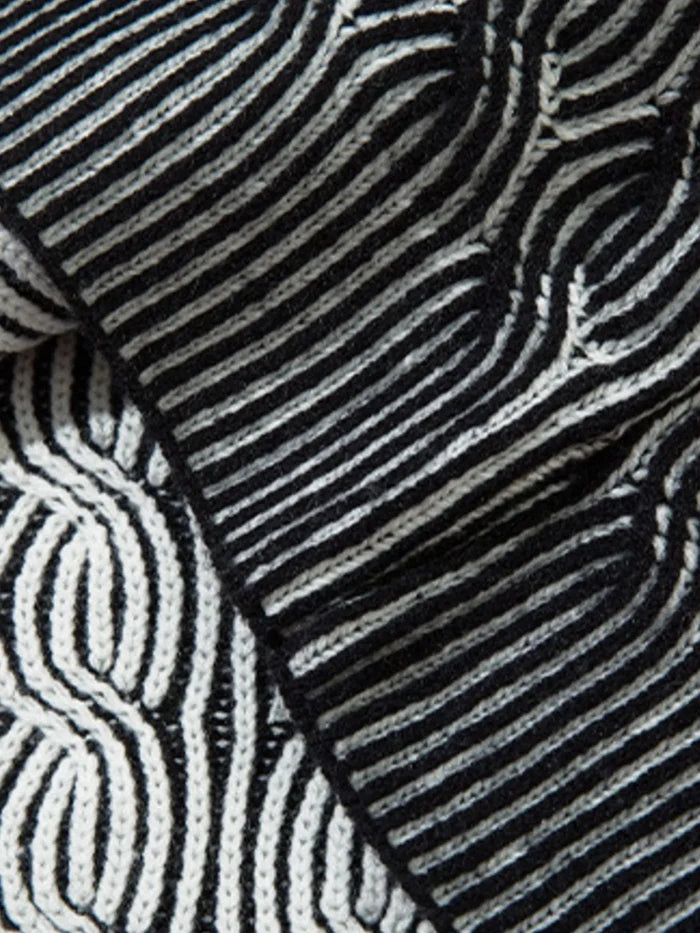 Men's Cable-Knit Zip-Up Cardigan