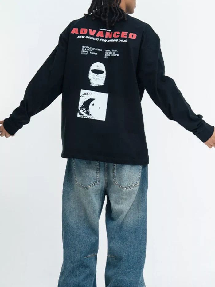 Men's Graphic Long Sleeve T-Shirt