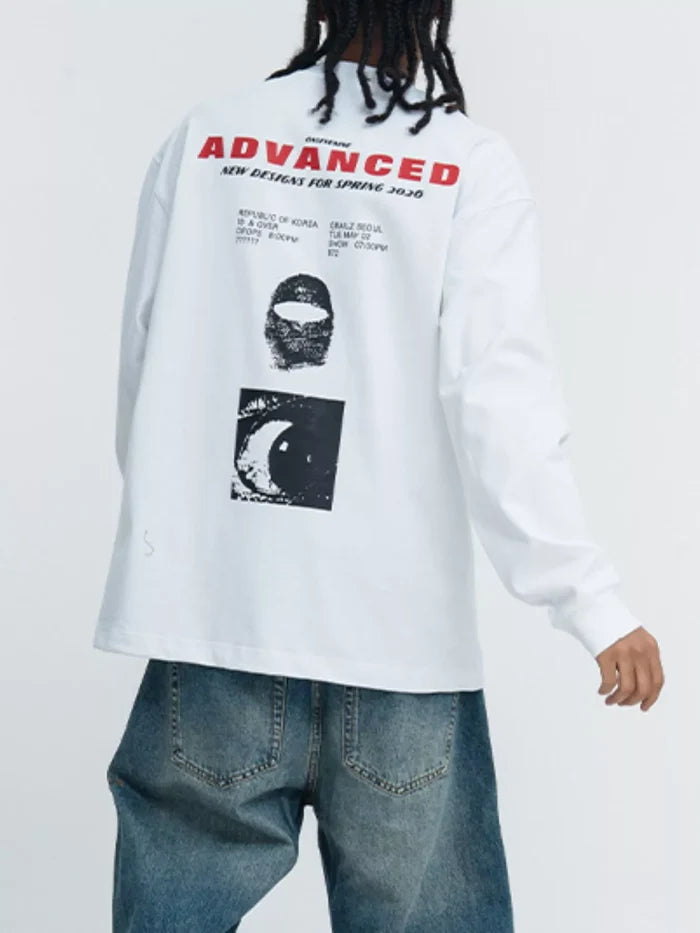 Men's Graphic Long Sleeve T-Shirt