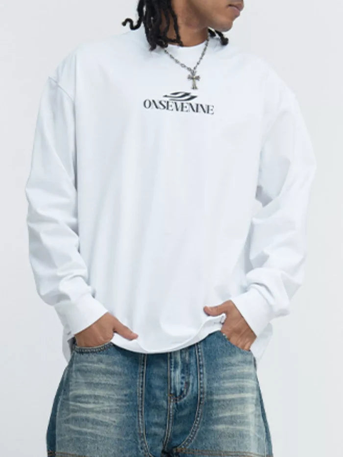 Men's Graphic Long Sleeve T-Shirt