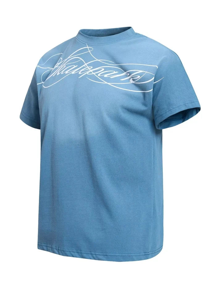 Men's Letter Graphic Crew Neck T-Shirt