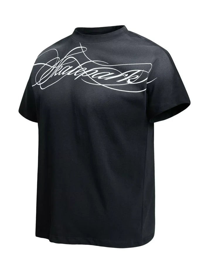 Men's Letter Graphic Crew Neck T-Shirt