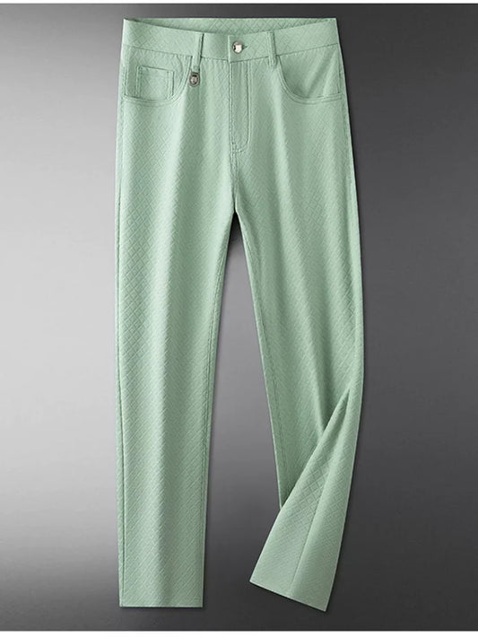 Men's Lightweight Textured Casual Pants