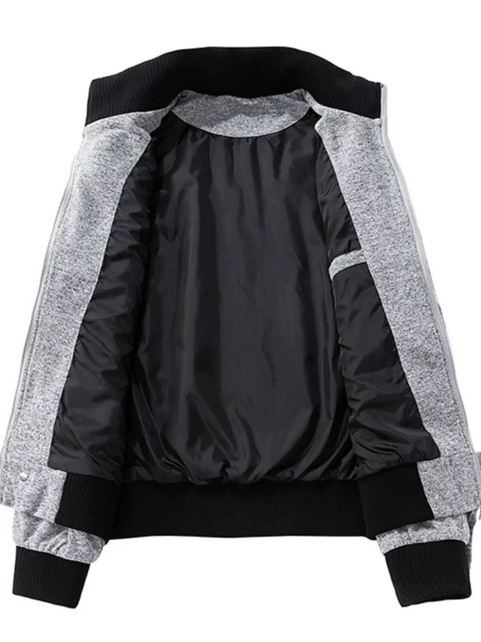 Men's Plus Size Thick Jacket and Pants Tracksuit Set