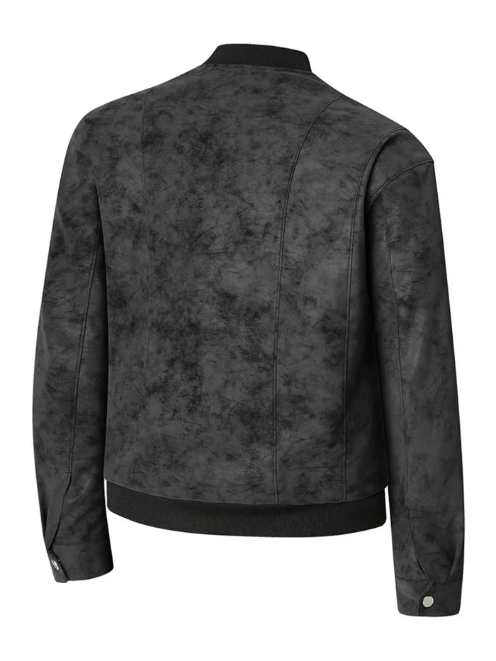 Men's Plus Size Zip Up Long Sleeve Jacket
