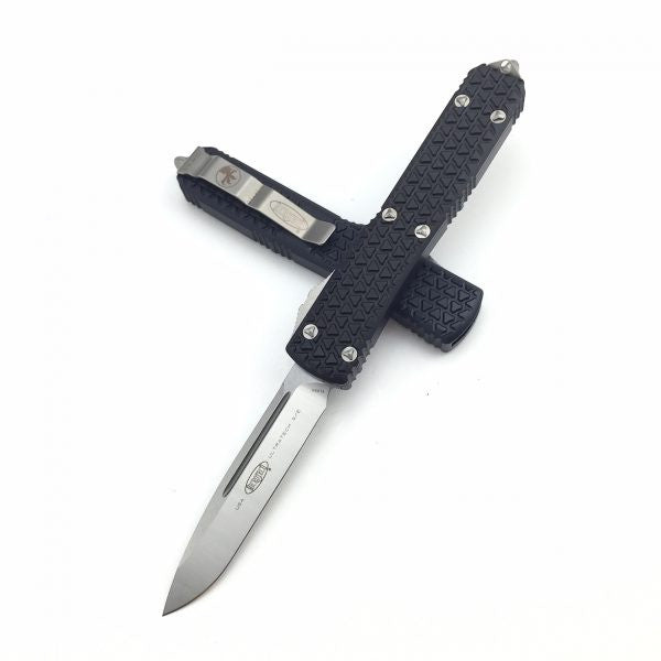 Microtech Ultratech D/A SE OTF Tri-Grip (3.4" Satin Plain) 121-4 - GearBarrel.com