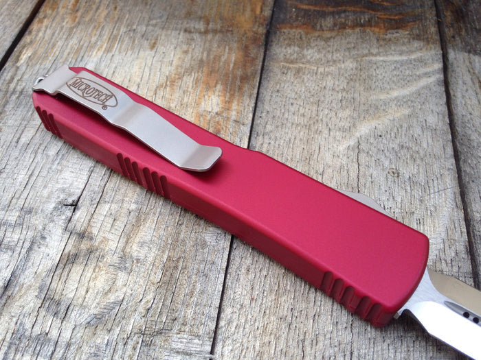 Microtech Ultratech  D/E OTF Automatic (3.4" Stone Washed) 122-10RD - GearBarrel.com