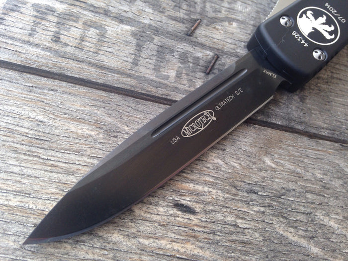 Microtech Ultratech OTF S/E Black Blade 121-1 - GearBarrel.com