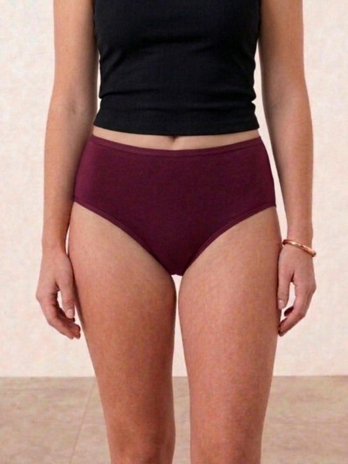 Mid-Hipster Panty with Lace Trim (Pack of 3)