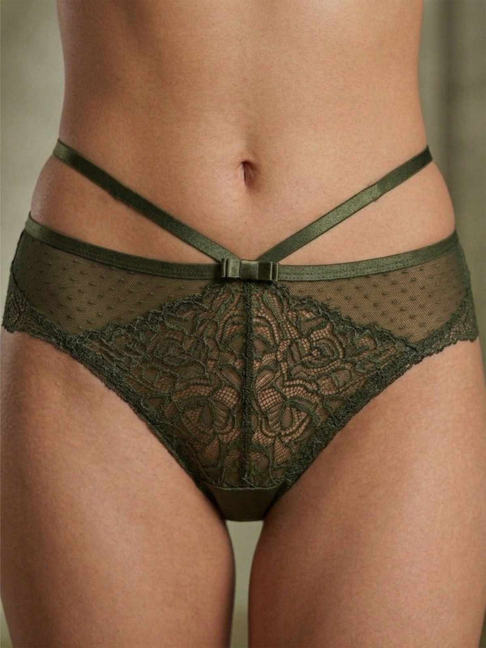 Mid-Rise Lace Bikini Brief- Pack of 2