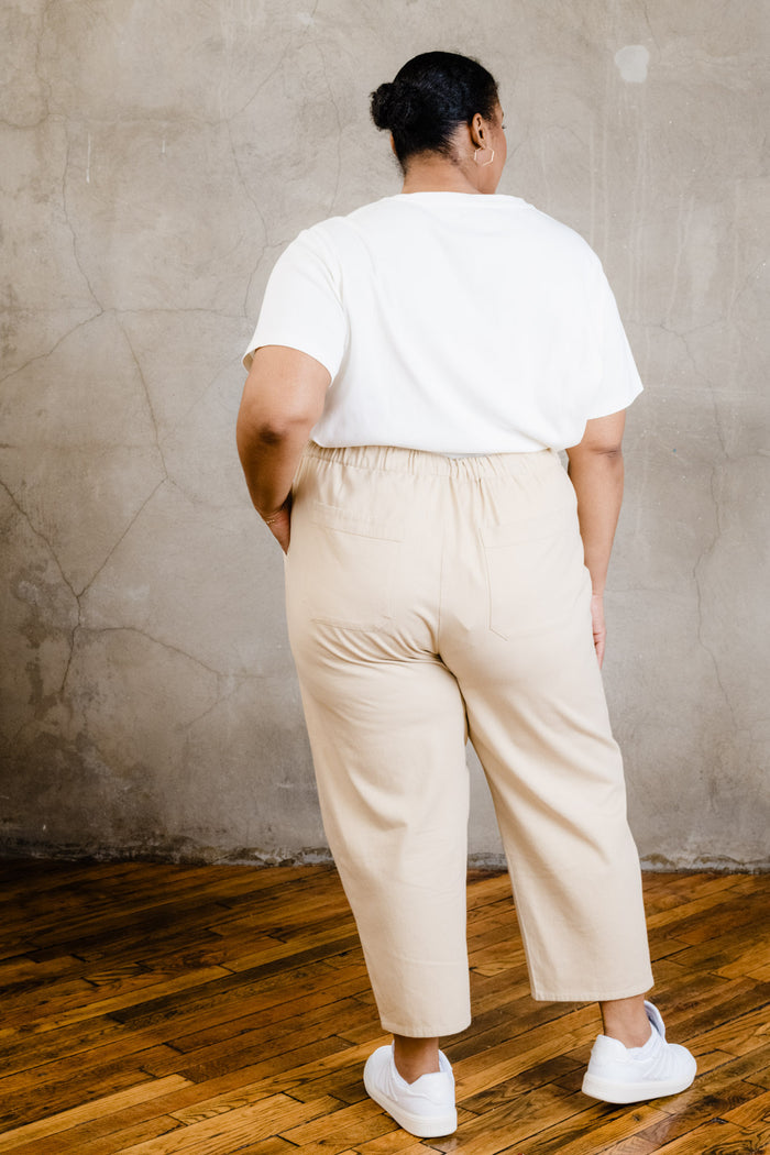 Mila Pull On Pant in Brown Sugar