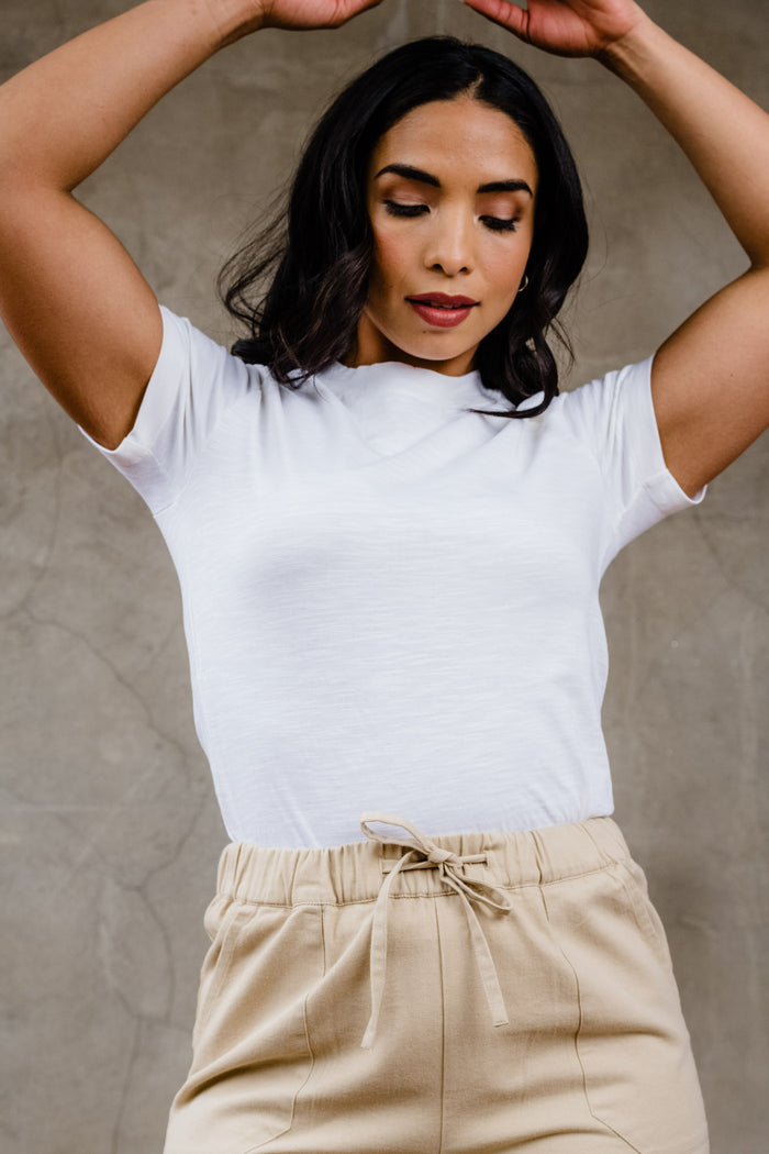 Mila Pull On Pant in Brown Sugar