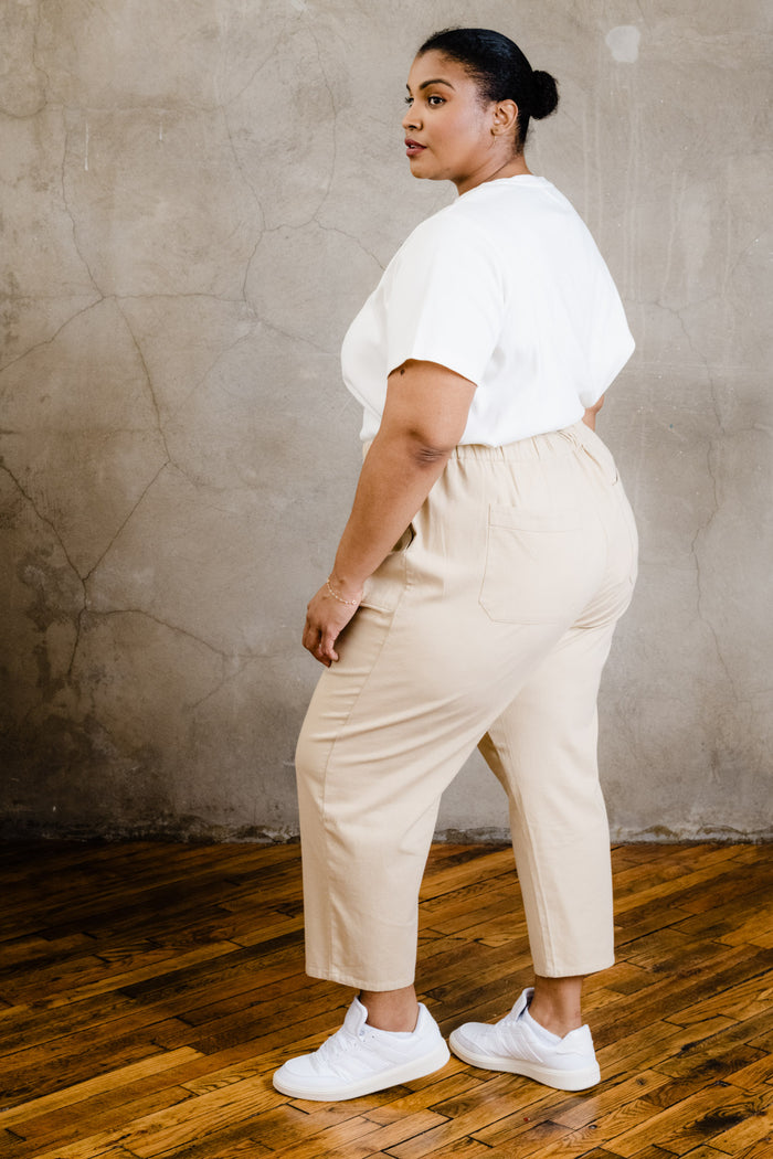 Mila Pull On Pant in Brown Sugar