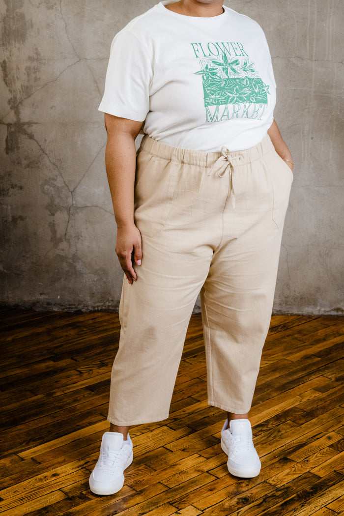 Mila Pull On Pant in Brown Sugar