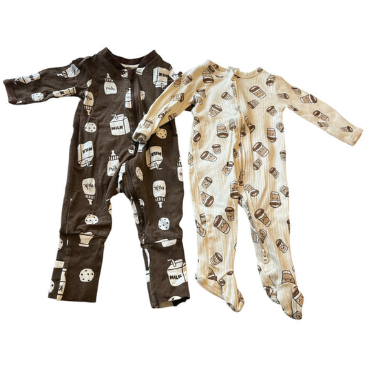 Milk & Coffee onesies 0-3M