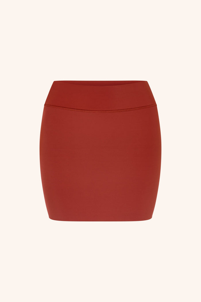 So Chic XS-S / Rum Mini Skirt Rum