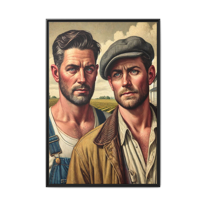 32″ x 48″ (Vertical) / Black / 1.25"