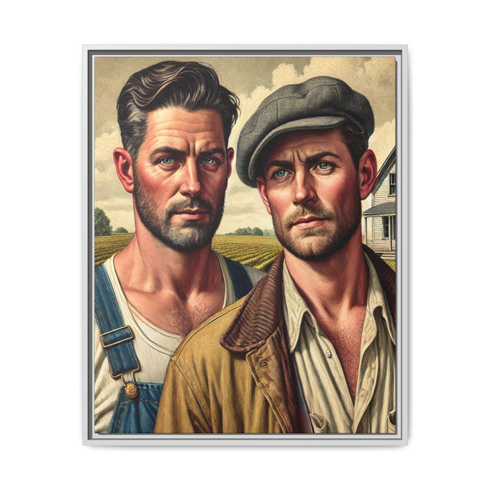 24" x 30" (Vertical) / White / 1.25"