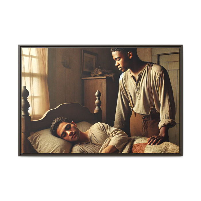 48″ x 32″ (Horizontal) / Espresso / 1.25"