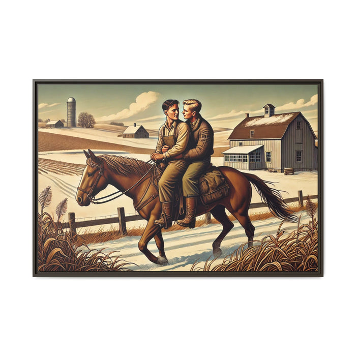 48″ x 32″ (Horizontal) / Espresso / 1.25"