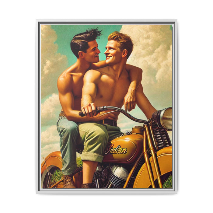 24" x 30" (Vertical) / White / 1.25"