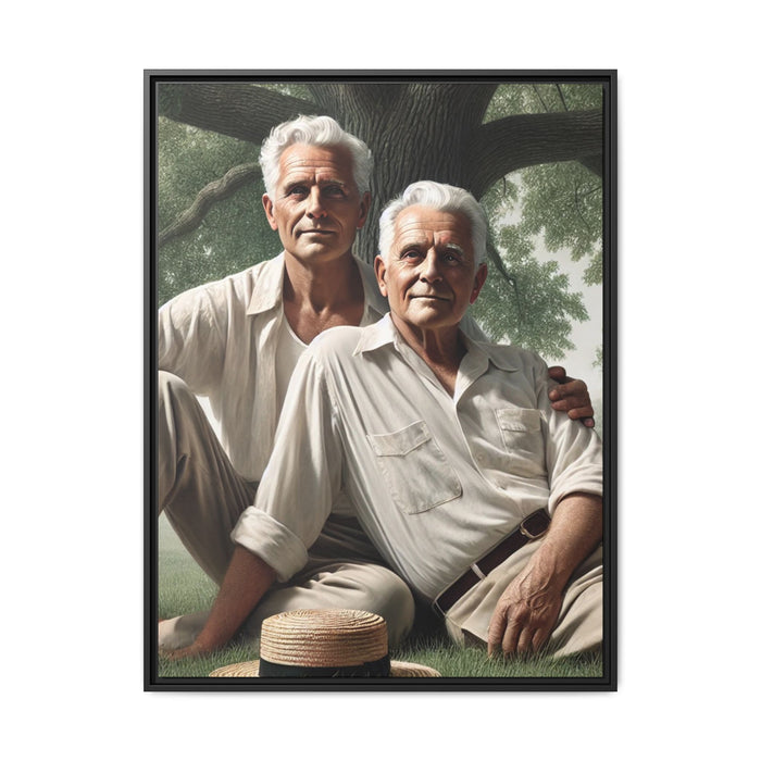 30" x 40" (Vertical) / Black / 1.25"