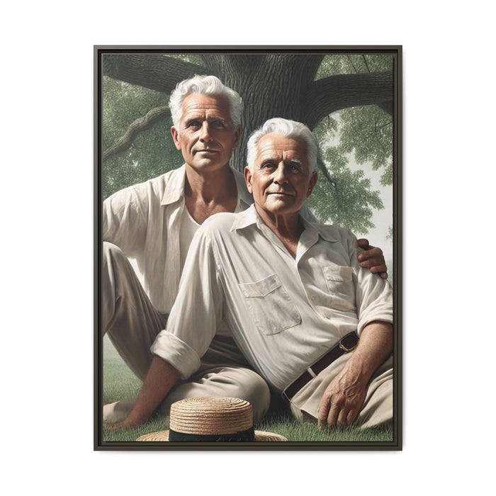 30" x 40" (Vertical) / Espresso / 1.25"