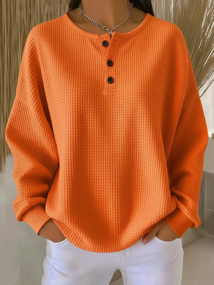 Myah – Casual Sweatshirt with Round Neck