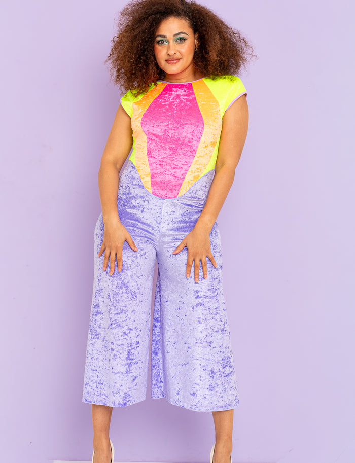 Neon Prism Jumpsuit