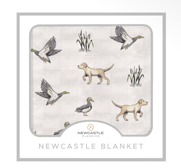 New Castle Classics Lab and Ducks Bamboo Blankie