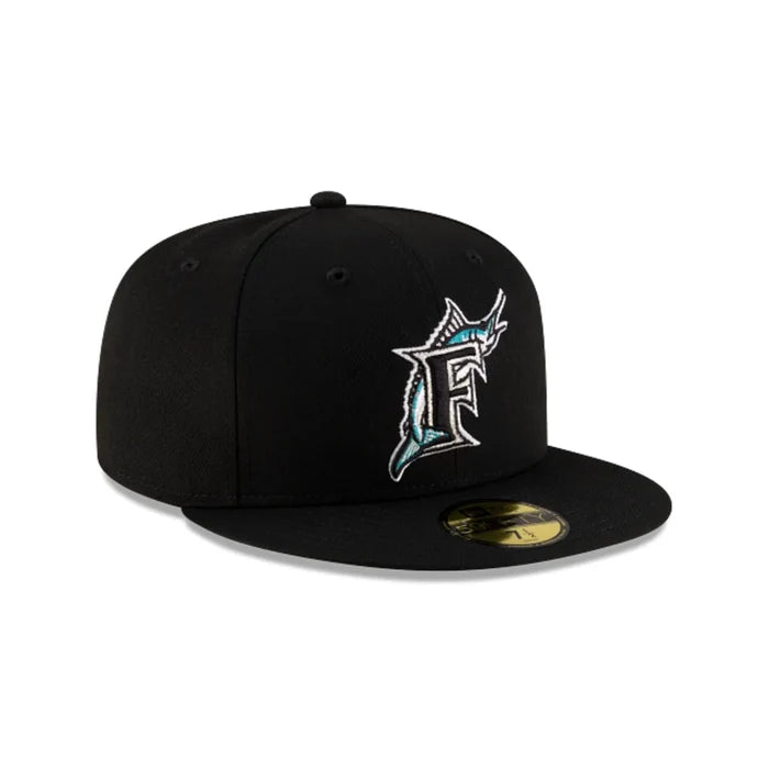 New Era 59FIFTY Miami Marlins Black Color