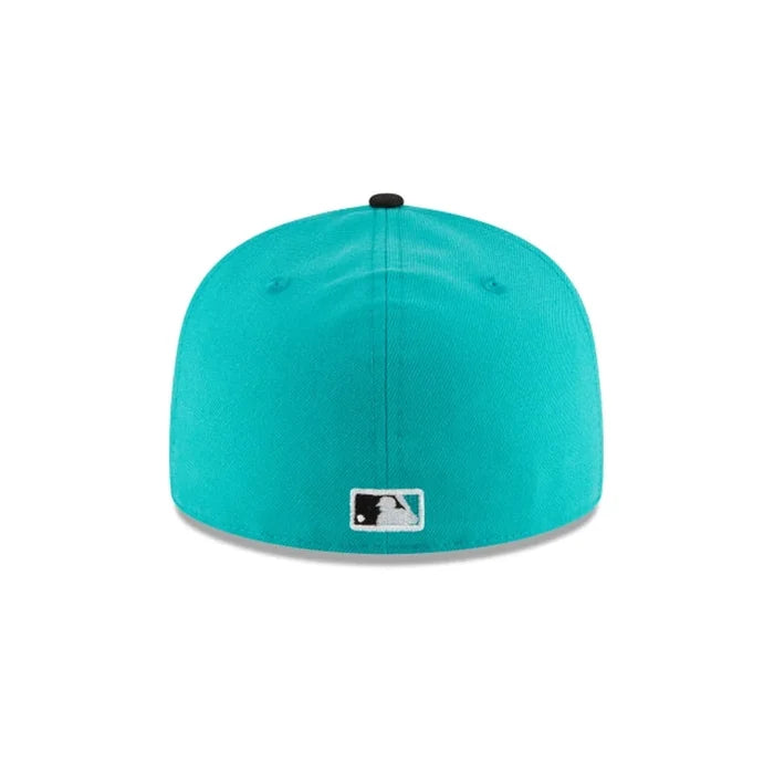New Era Florida Marlins World Series Teal Wool 59FIFTY Fitted blue color