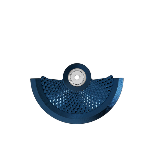 NH Movement Rotor: Clous de Paris Blue Steel Finish