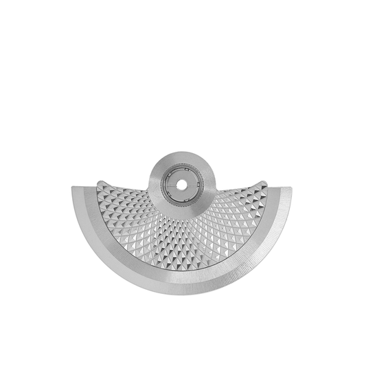 NH Movement Rotor: Clous de Paris Steel Finish