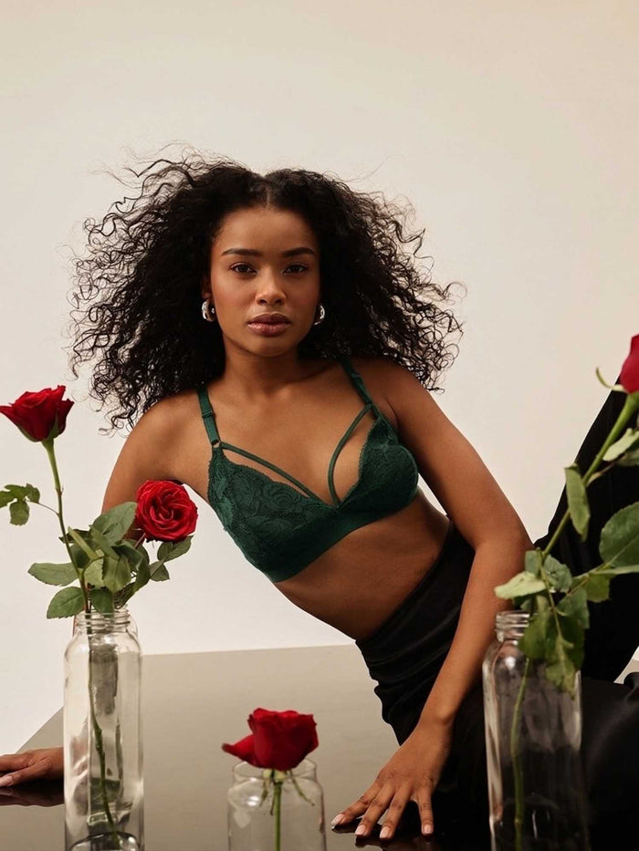 Non-Padded Non-Wired Lace Bra