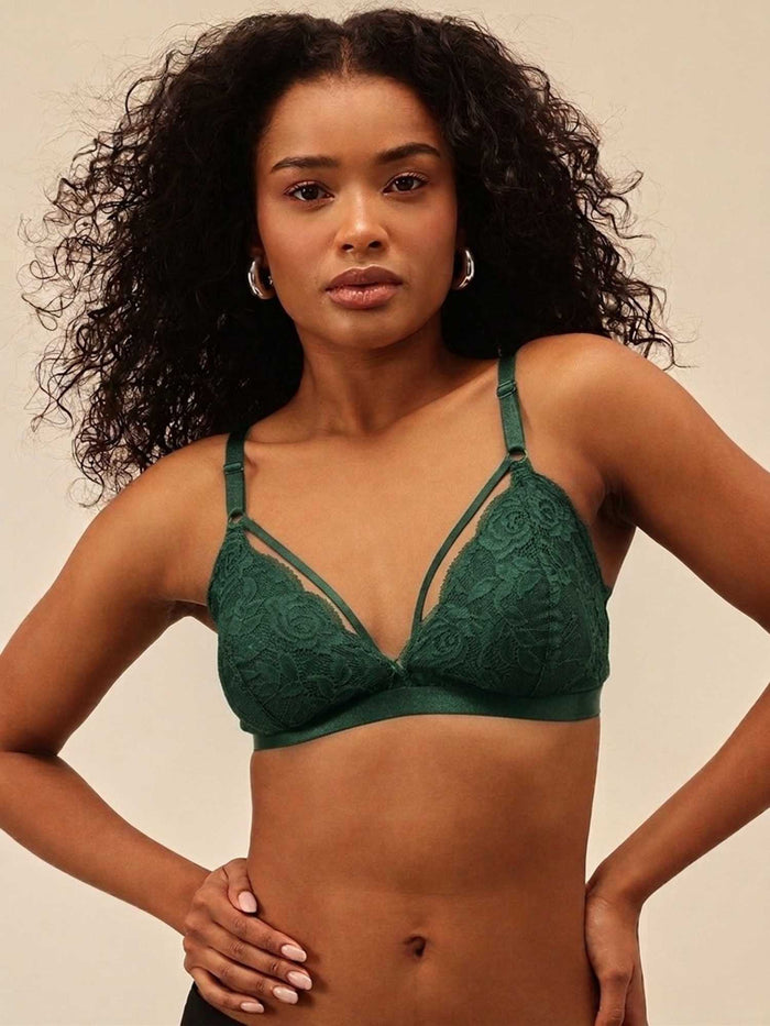 Non-Padded Non-Wired Lace Bra