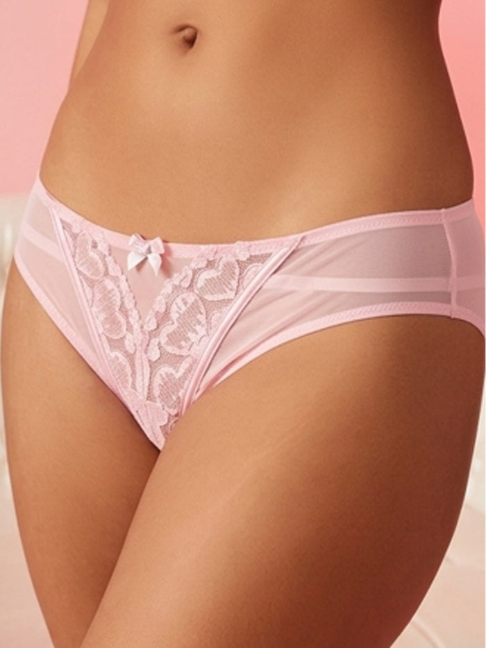Non-Padded Underwired Lace Bra & Brief Set