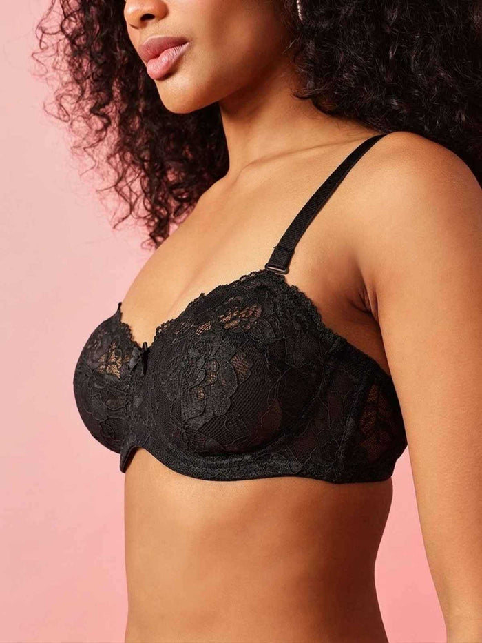 Non-Padded Underwired Lace Bralette