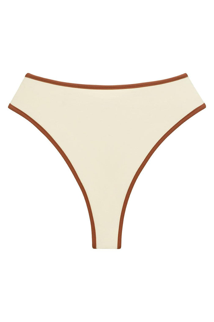 Montce - Oat Terracotta Binded Paula Bikini Bottom -