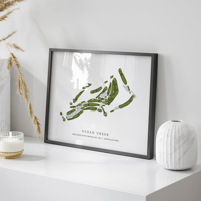 Ocean Creek | Golf Course Map | On+Table