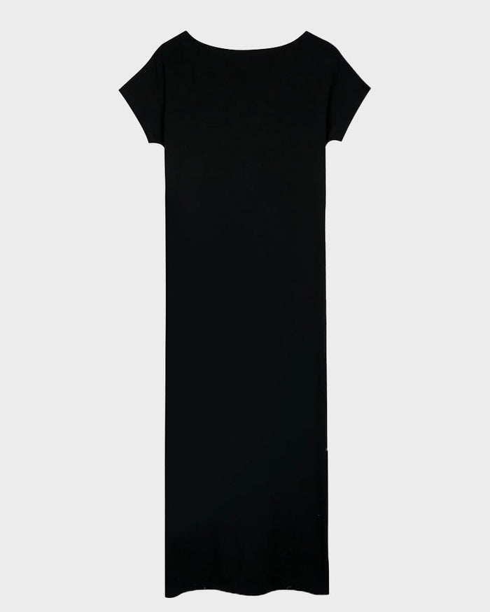 Off-Shoulder Batwing Sleeve Maxi Lounge Dress