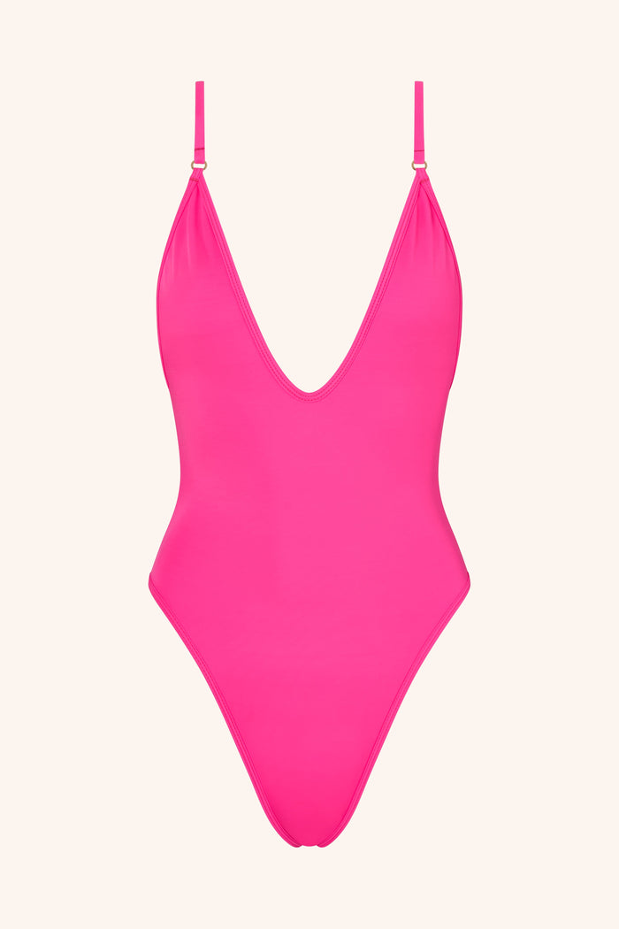 So Chic XS / Neon Pink One Piece Neon Pink