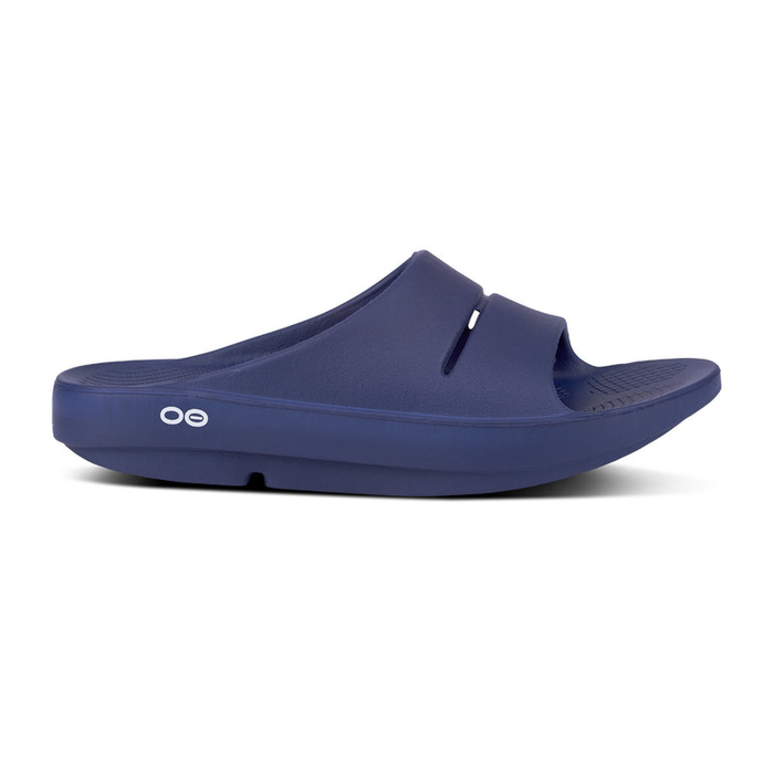 OOFOS Men's OOahh Slide - Navy