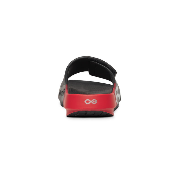 OOFOS Men's OOahh Sport Flex LTD Edition Slide - Fire Rally