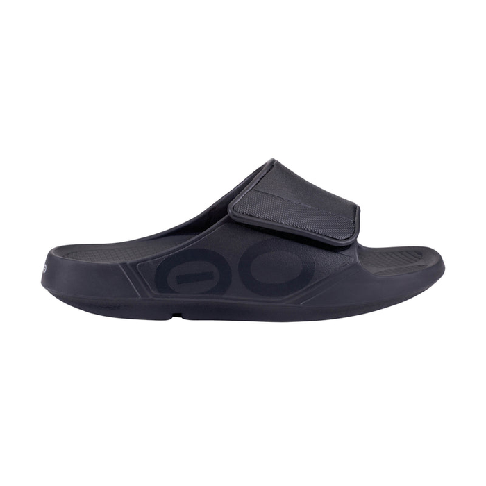 OOFOS Men's OOahh Sport Flex Slide - Black Matte