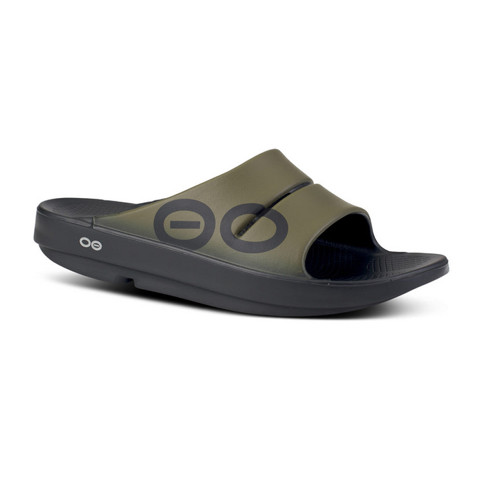 OOFOS Men's OOahh Sport Slide Sandal - Tactical Green