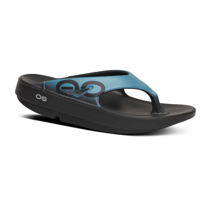 OOFOS Men's OOriginal Sport Thong - Ocean Blue